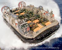 Military Hovercraft - the LCAC with the United States Navy